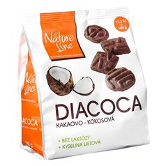 Sušenky Diacoca kakao-kokos 180g PLH