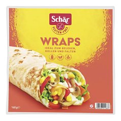 Wraps-placka chlebová bezl. 160g SCHAR