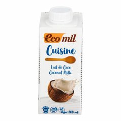 Krém kokosový bezl. 200ml BIO ECOMIL