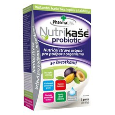 Nutrikaše probiotik švestka bezl. 3x60g MOGADOR