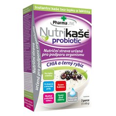 Nutrikaše probiotik chia a čern. rybíz bezl. 3x60g MOGADOR