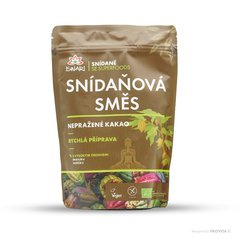 Směs snídaňová nepražené kakao bezl. 300g BIO ISWARI