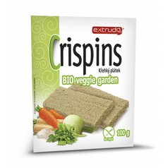 Plátek kř. veg. garden Crispins bezl. 100g BIO EXTRUDO