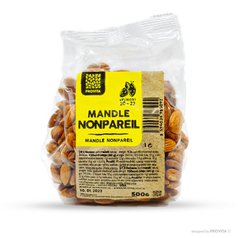 Mandle natural vel. 20-22 Nonpareil 500g PROVITA