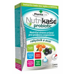 Nutrikaše probiotik rakytník a acai bezl. 3x60g MOGADOR