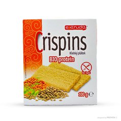 Plátek kř. Protein Crispins bezl. 100g BIO EXTRUDO