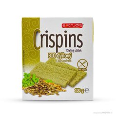 Plátek kř. Dýňový s koriand. Crispins bezl. 100g BIO EXTRUDO