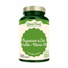 Magnesium, Zinc Chelate, Vitamin D3 90cps GREENFOOD
