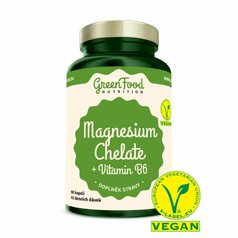 Magnesium Chelate + Vitamin B6 90cps GREENFOOD