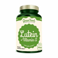 Lutein, Vitamin A 60cps GREENFOOD - doprodej!
