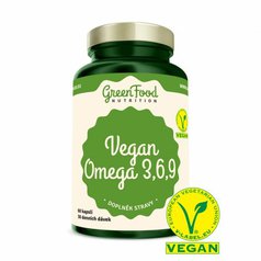Vegan Omega 3, 6, 9 60cps GREENFOOD