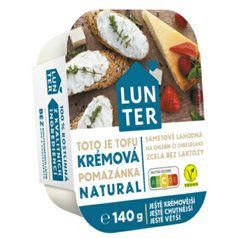 Pomazánka krém. natural bezl. 140g LUNTER
