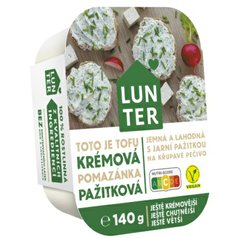 Pomazánka krém. s pažitkou bezl. 140g LUNTER - doprodej!