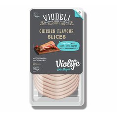 Plátky rostl. s kuřecí příchutí Viodeli 100g VIOLIFE