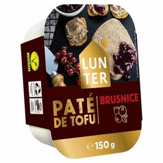 Pomazánka - paté tofu s brusinkami rostl. 150g LUNTER