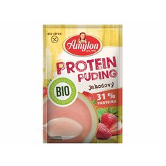 Pudink proteinový jahodový bezl. 45g BIO AMYLON