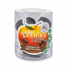 Kuličky jabl. s čok. polevou bez palm. tuku bezl. 100g TRUTNA