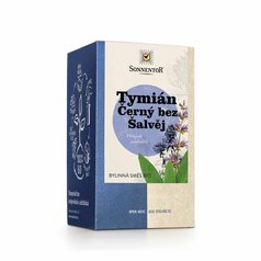 Čaj bylin. porc.dvoukom. Tymián-Černý bez-Šalvěj 23,4g BIO SONNENTOR