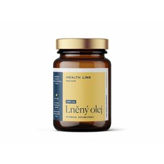 Olej lněný 120tbl HEALTH LINK