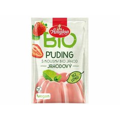 Pudink jahodový bezl. 40g BIO AMYLON