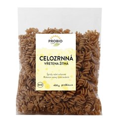 Těstoviny žitná vřetena celozrn. 400g BIO PROBIO