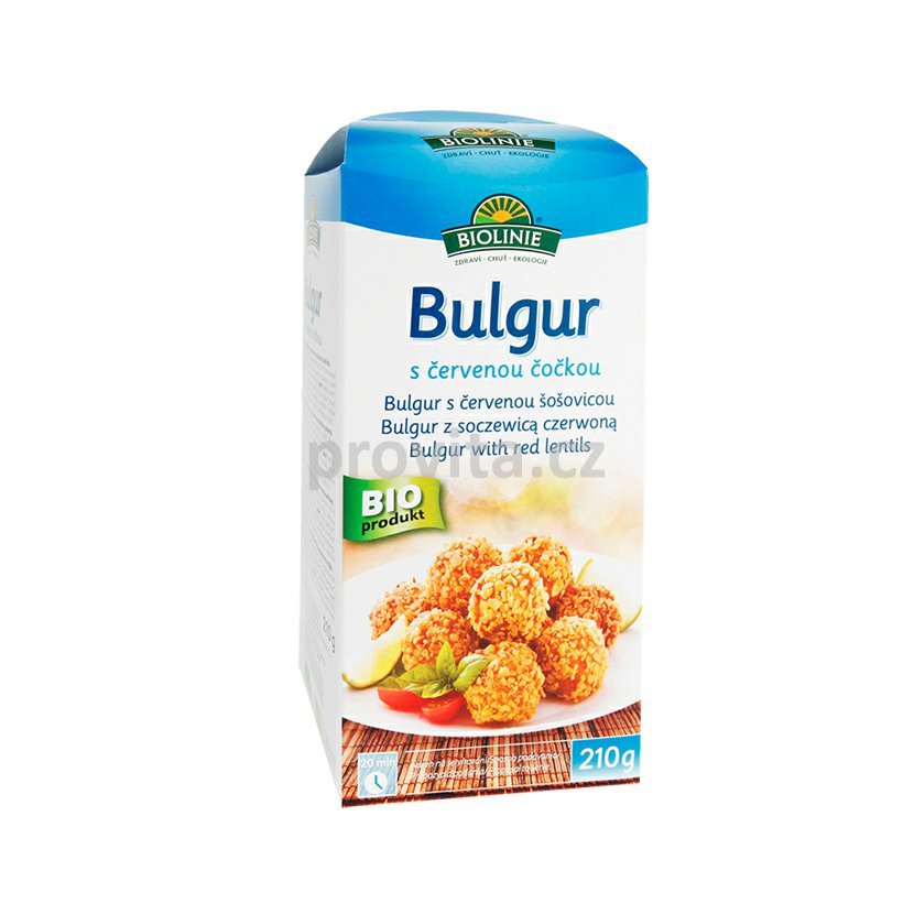 Bulgur s červenou čočkou 210g BIO BIOLINIE | VEGA PROVITA zdravá výživa