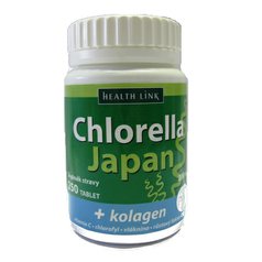 Chlorella Japan + kolagen 250tbl HEALTH LINK