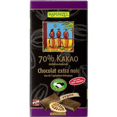 Čokoláda hořká 70% 80g BIO RAPUNZEL