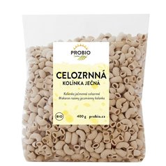 Těstoviny ječná kolínka celozrn. 400g BIO PROBIO